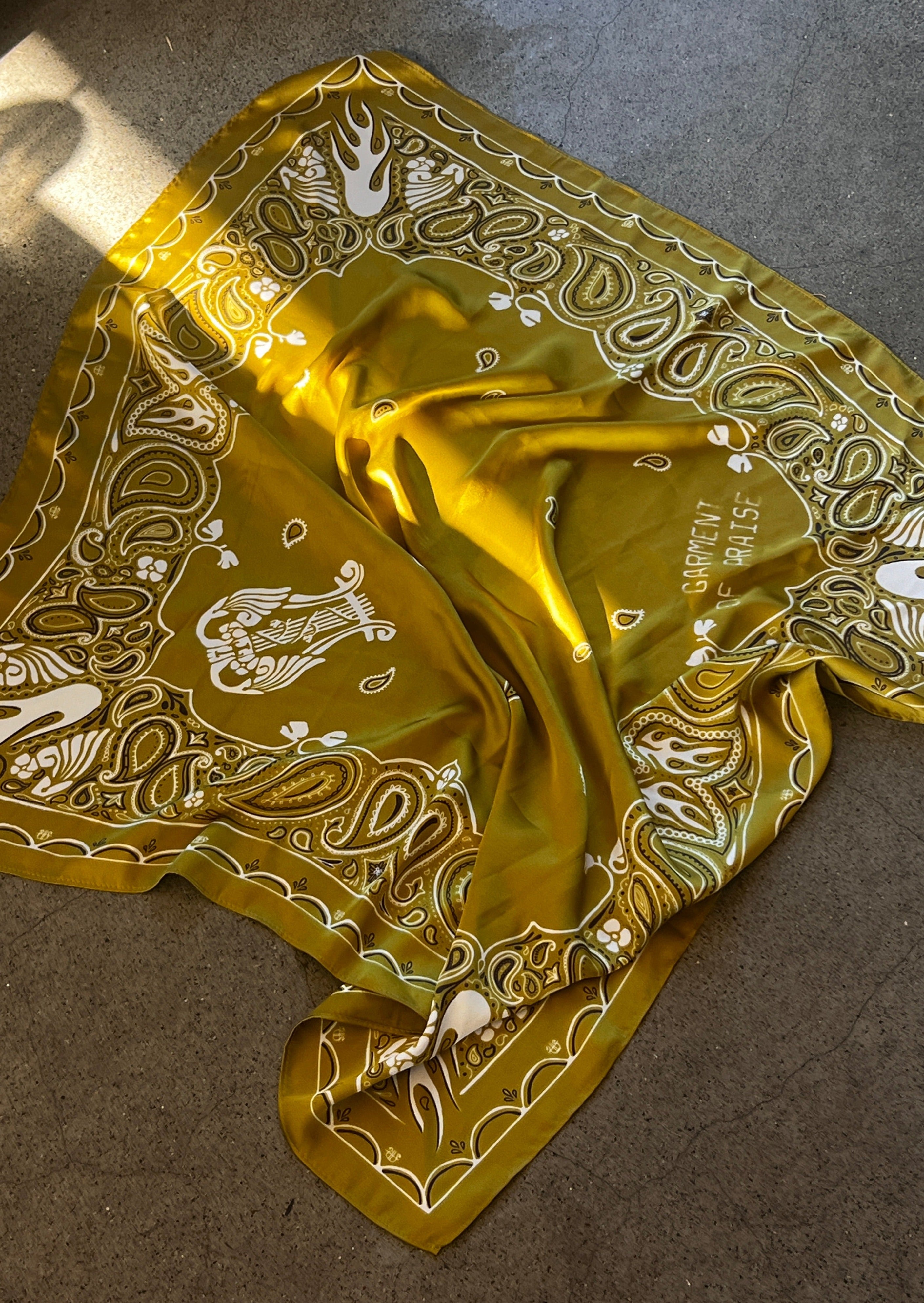 Isaiah 61 Satin Bandana - "Oil of Joy"