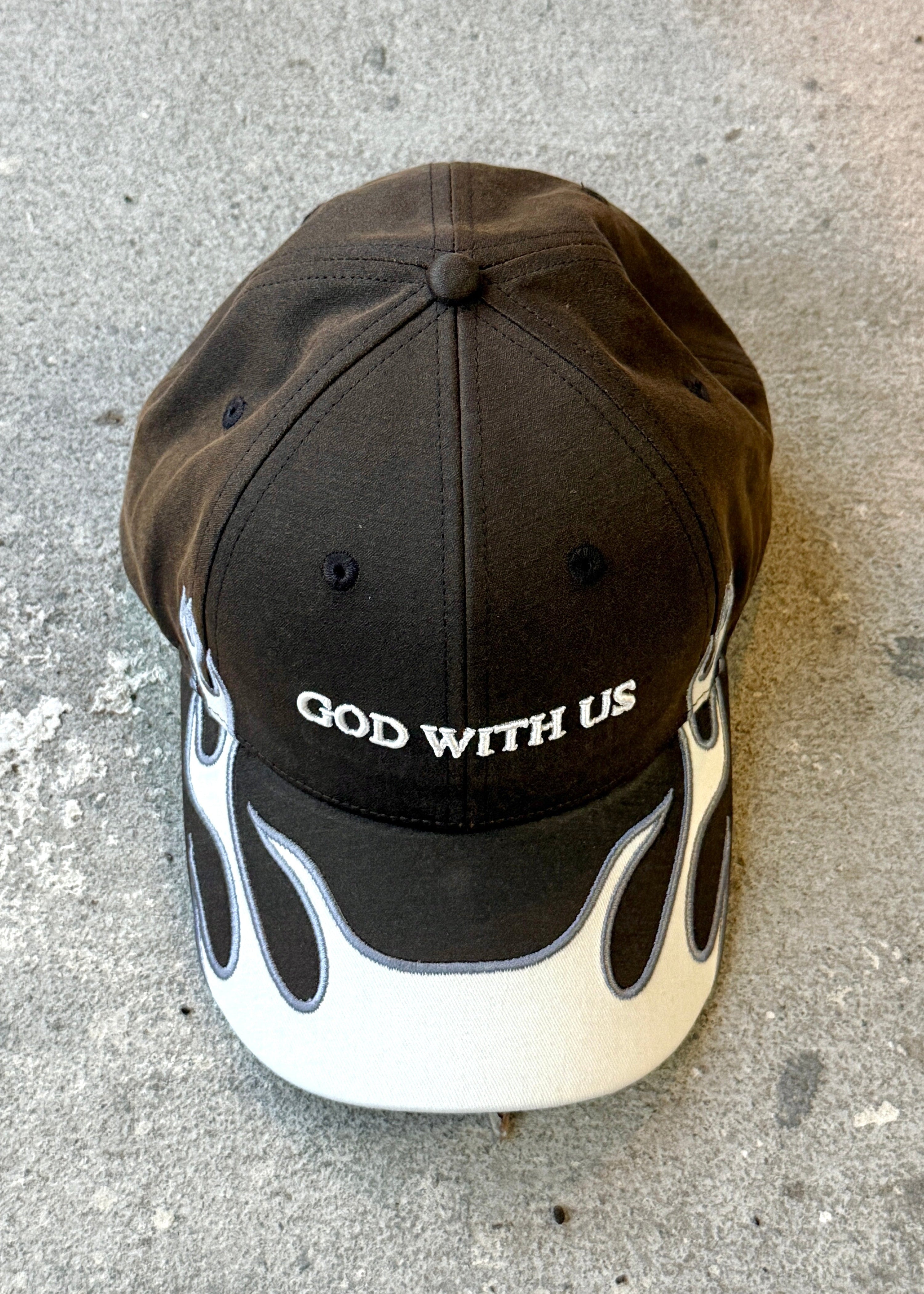 "God With Us" Racing Hat in Petrol